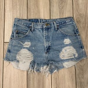 Wrangler high waisted shorts